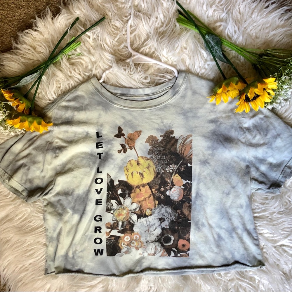 Blue Let Love Grow T-shirt